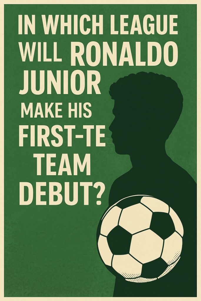 In Which League Will Ronaldo Junior Make His First-Team Debut?