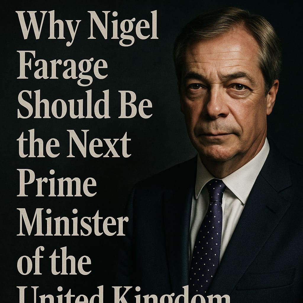 Why Nigel Farage Should Be the Next Prime Minister of the United Kingdom