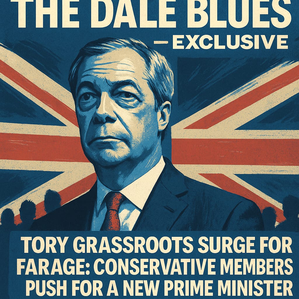 TORY GRASSROOTS SURGE FOR FARAGE: CONSERVATIVE MEMBERS PUSH FOR A NEW PRIME MINISTER